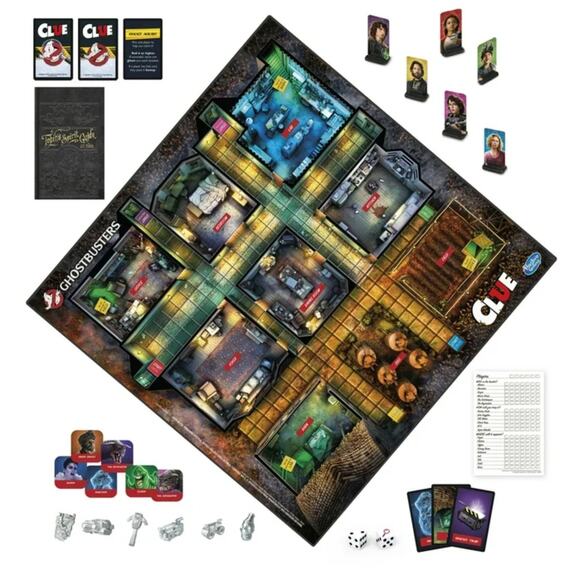 Clue Ghostbusters Edition Game, Cooperative Board Game for Kids Ages 8 and Up - Picture 7 of 7